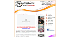 Desktop Screenshot of masterpiecetattoo.com